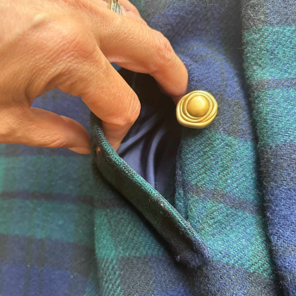 Pendleton 90’s Tartan Plaid Holiday Wool Jacket - image 7